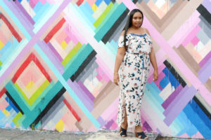 Wynwood Walls, OOTD, floral maxi dress, Miami