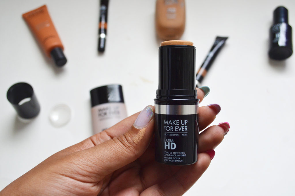 Make Up For Ever ULTRA HD stick foundation, concealers