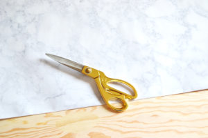DIY white marble flatlay board