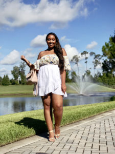 #BlogHer17 conference at the Hilton Bonnet Creek in Orlando, FL | Zara top and sandals, J.Crew skirt