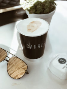 Most Instagrammable Spots in Los Angeles: Carrera Cafe, Kim Kardashian latte art