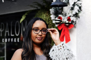 Rachel glasses with standard blue light protection from Phonetic Eyewear
