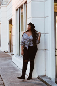 Mixing Patterns: Plaid Zara top, Marble heeled Topshop booties