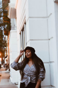 Mixing Patterns: Plaid Zara top, Marble heeled Topshop booties