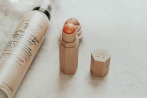 What's In My Makeup Bag (January): Fenty Beauty Match Stix Shimmer Skinstick in Yacht Lyfe, Bumble & Bumble Pret-a-Powder Tres Invisible Dry Shampoo with French Pink Clay