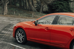 Driving up to the Golden Gate Bridge with Mazda6