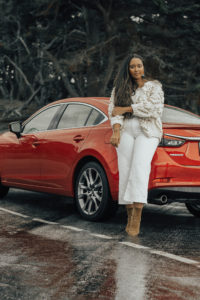 Driving up to the Golden Gate Bridge with Mazda6