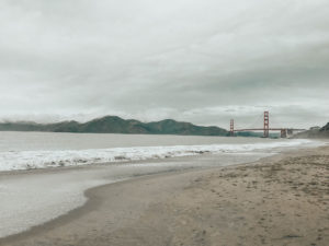 Driving up to the Golden Gate Bridge with Mazda6