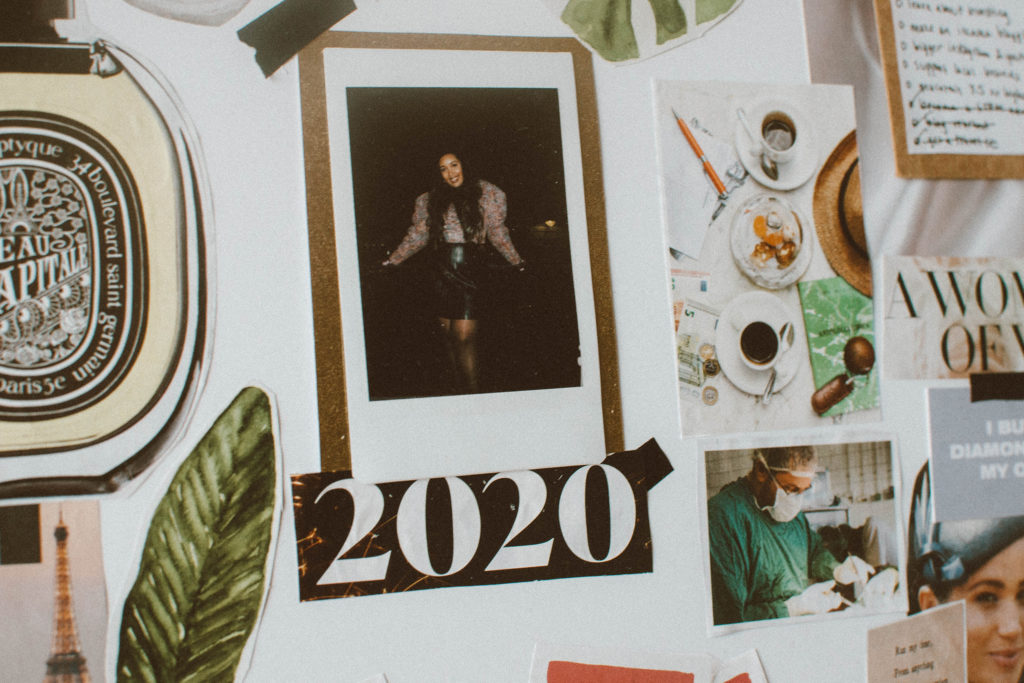2020 Intentions and Vision Board