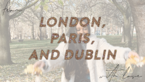 London, Paris, Dublin travel vlog