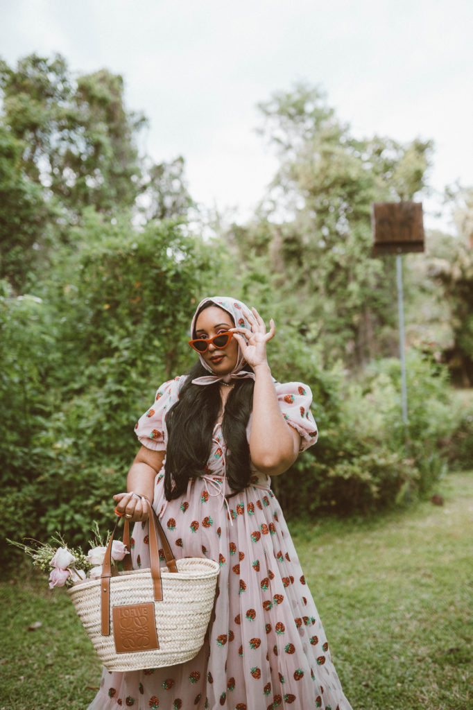 Lirika Matoshi Strawberry Midi Dress