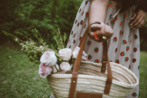 Lirika Matoshi Strawberry Midi Dress