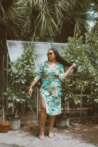 Zara printed top and printed skirt set
