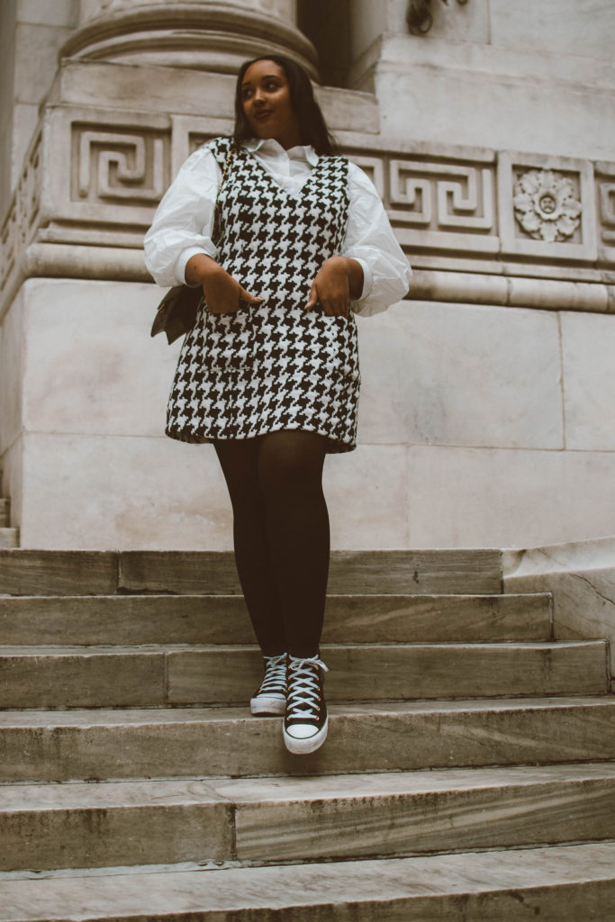 Houndstooth outfit idea