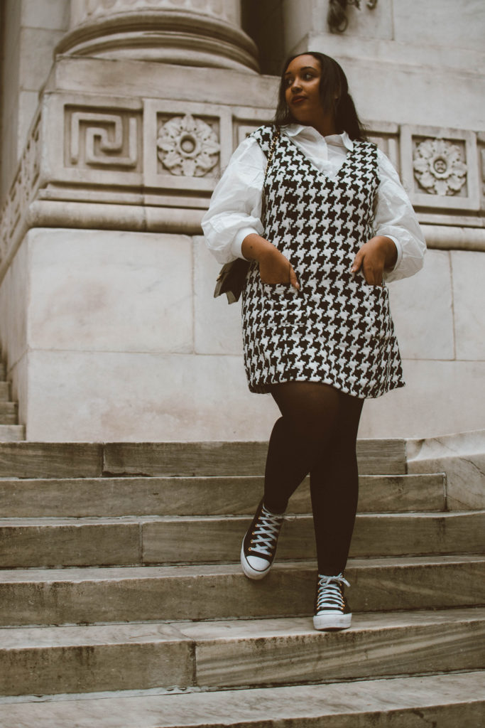 Houndstooth outfit idea