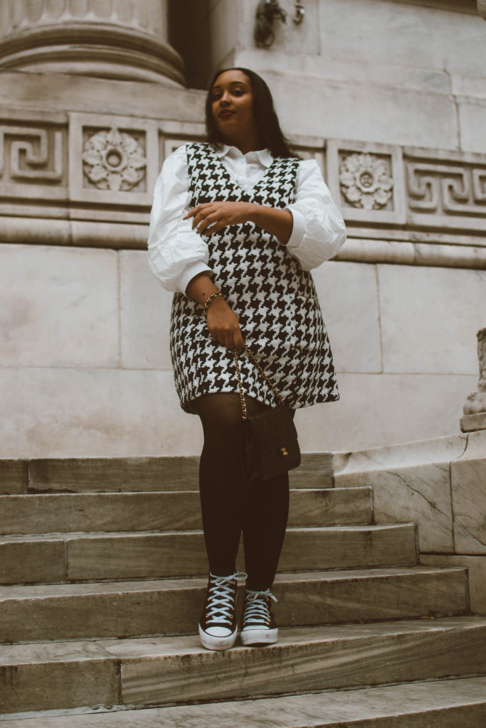 Houndstooth outfit idea