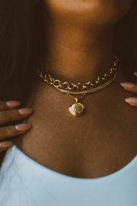 Maison Miru and Audrey Leighton Vintage necklaces