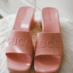 Gucci Pink Women’s rubber slide sandal review